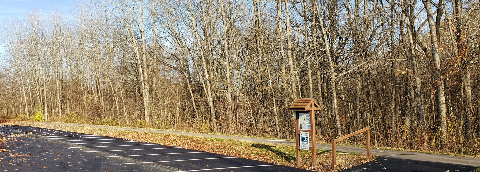 Slideshow Image - The B&O trail in late fall